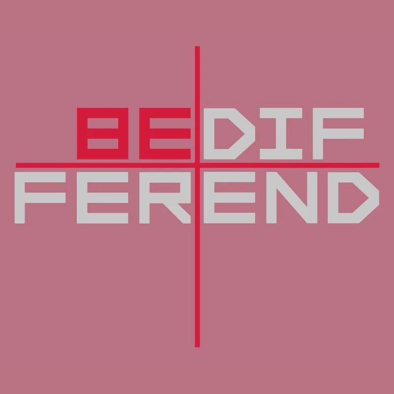 Soyez différent Logo Design