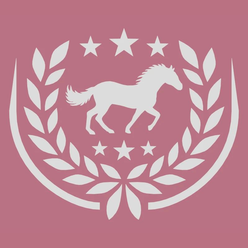 Sterne Pferd Lorbeerkranz Wappen