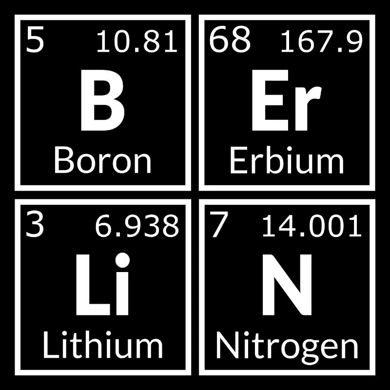 Chemie Design Berlin Periodensystem der Elemente