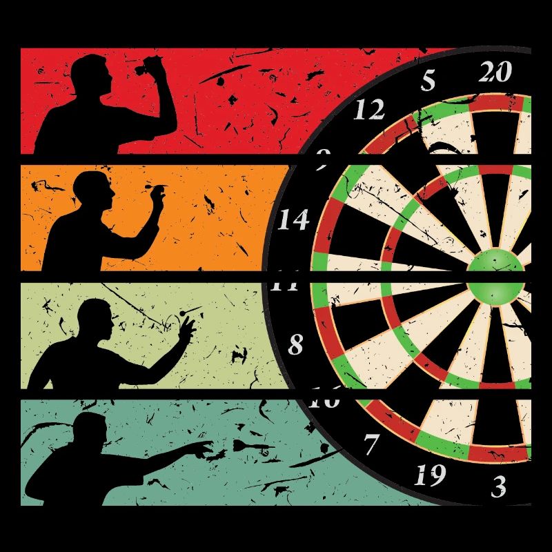 Dart Vintage Dartscheibe Darts Geschenk