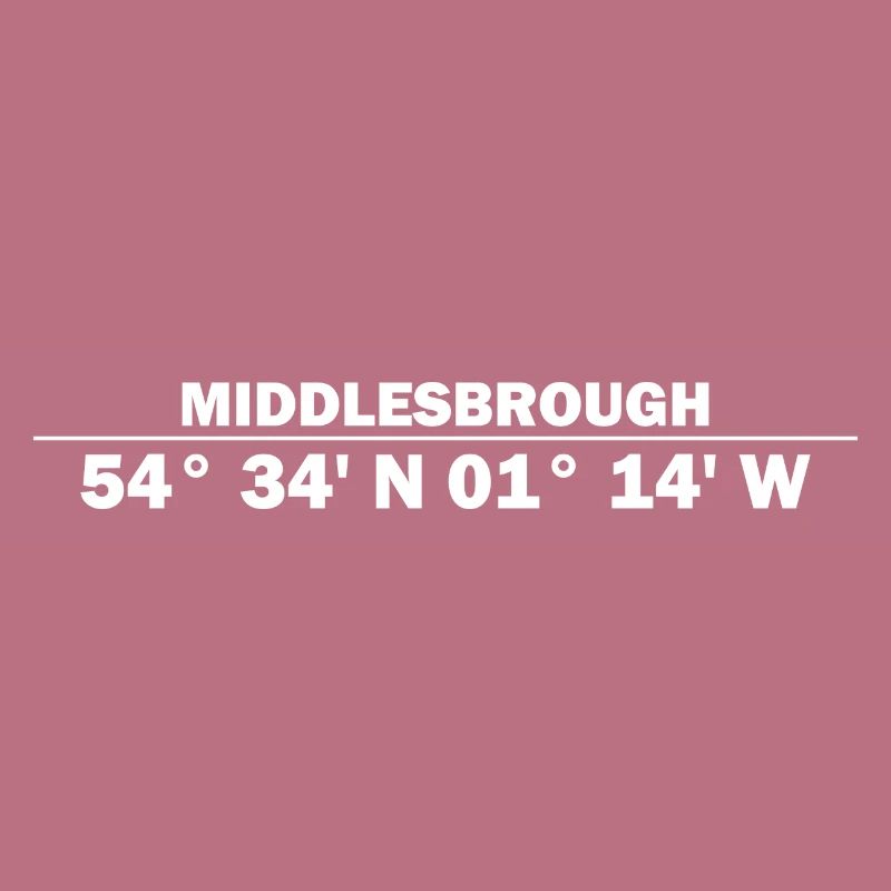 Coordonnées de Middlesbrough