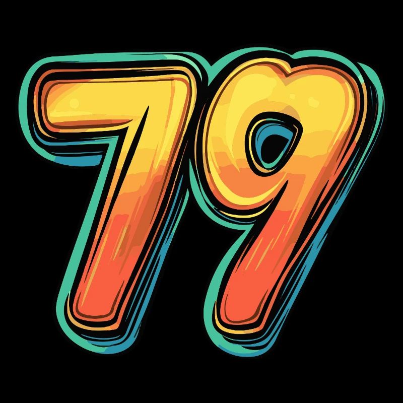 79 Numéro Coloré