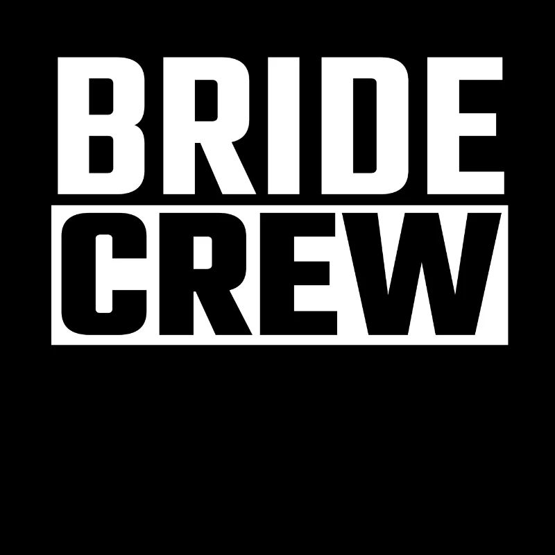 Junggesellinnenabsch Gruppenshirt Bride Crew Braut