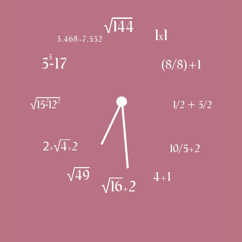 Math Clock Meme Funny Mathematics Clock Math Meme