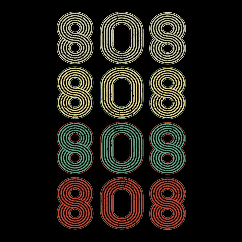 Retro America State Flag Area Code Hawaii