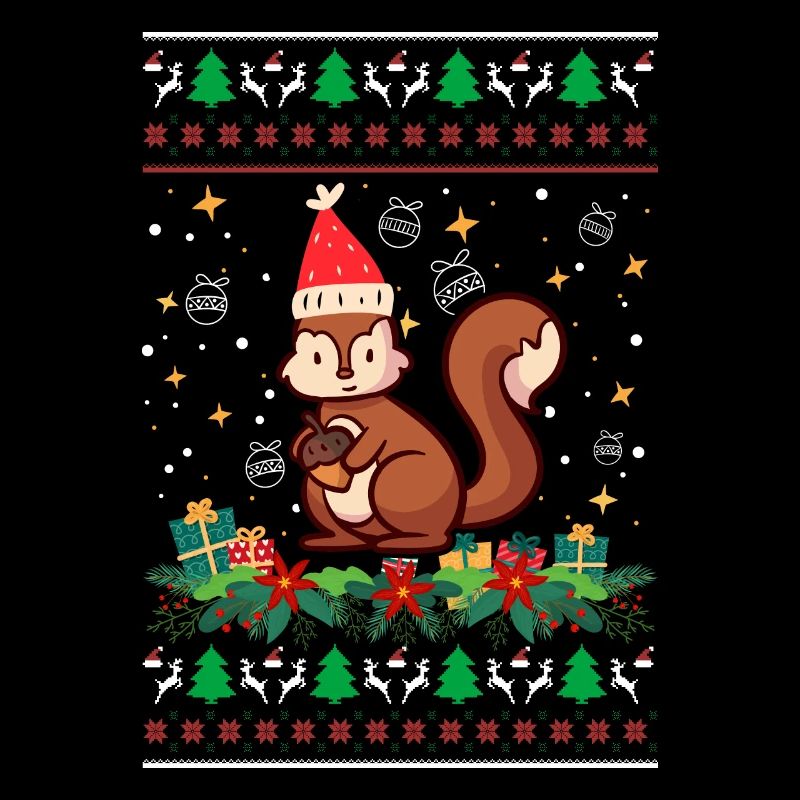 écureuil Ugly Noël Noël Noël