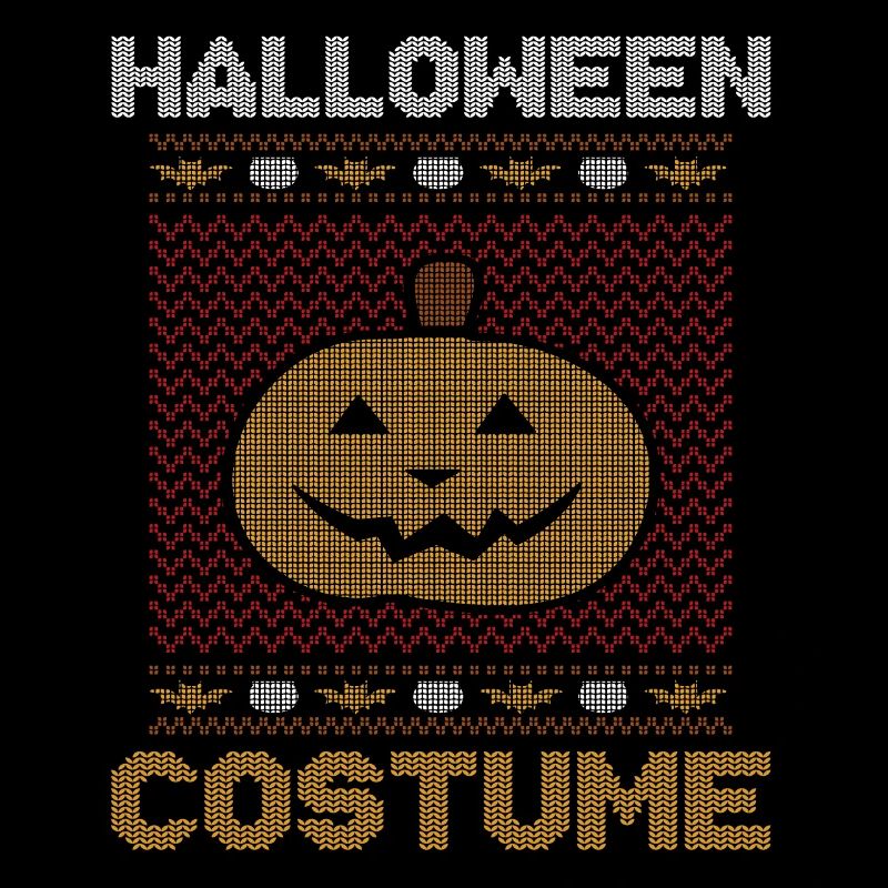 Stitch Pattern Citrouille Créature effrayante Halloween