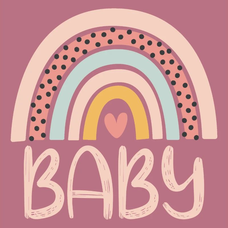 Bébé Mignon Arc-en-ciel