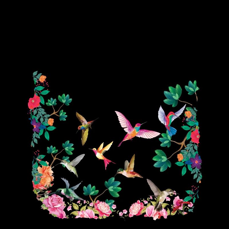Tropical Birds Paradise Decor Surf Hello Summer