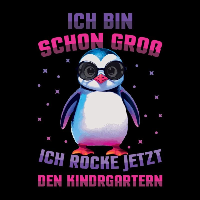 Ich Bin Schon Groß Rocke Kindergarten Pinguin