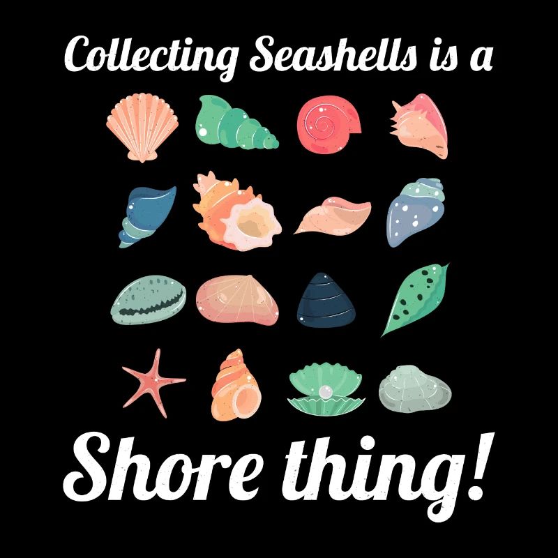 Seashells Collector Beachcomber Sea Shell Ocean