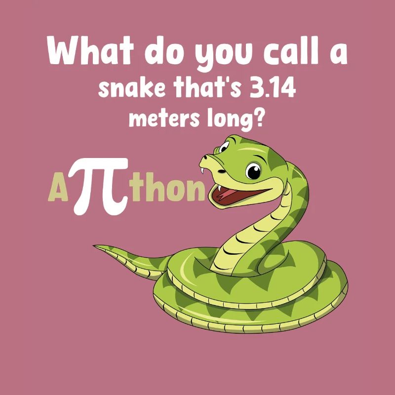 Pi-Tag Schlangenwitz Python Humor