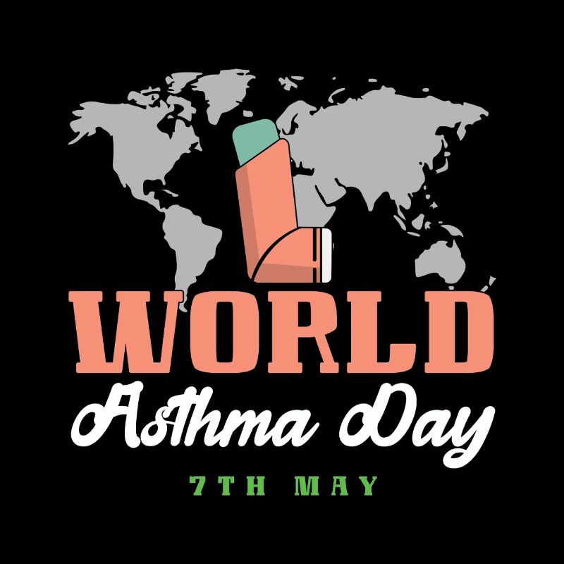 Welt-Asthma-Tag Bewusstsein 7. Mai