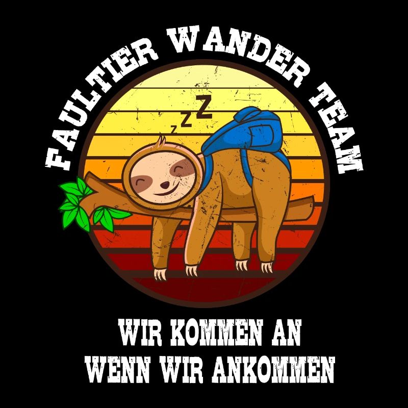 Faultier Wander Team Bergsteiger Wandern