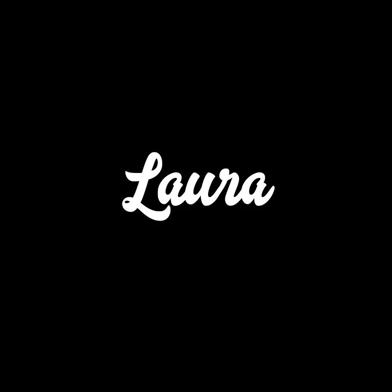 Laura Custom Text Geburtstagsname