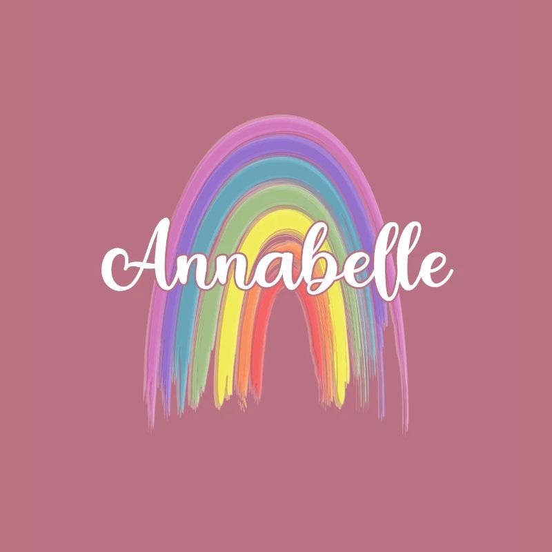 ANNABELLE Arc-en-ciel Cursive