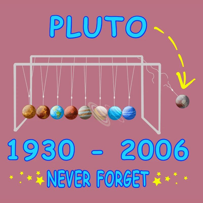 Never Forget Pluto Lustiges Planet Pluto