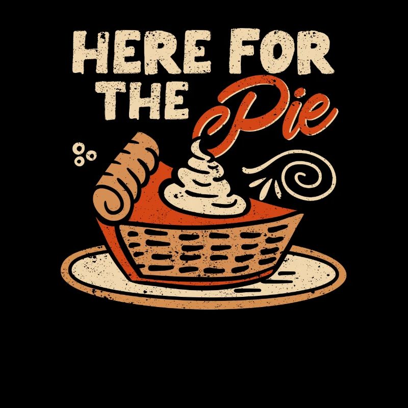 Here for the cake Happy Thanksgiving pumpkin
