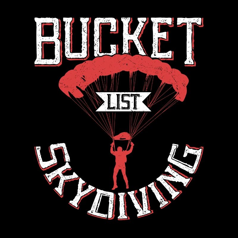 Bucket List Skydiving Skydiver Parachute