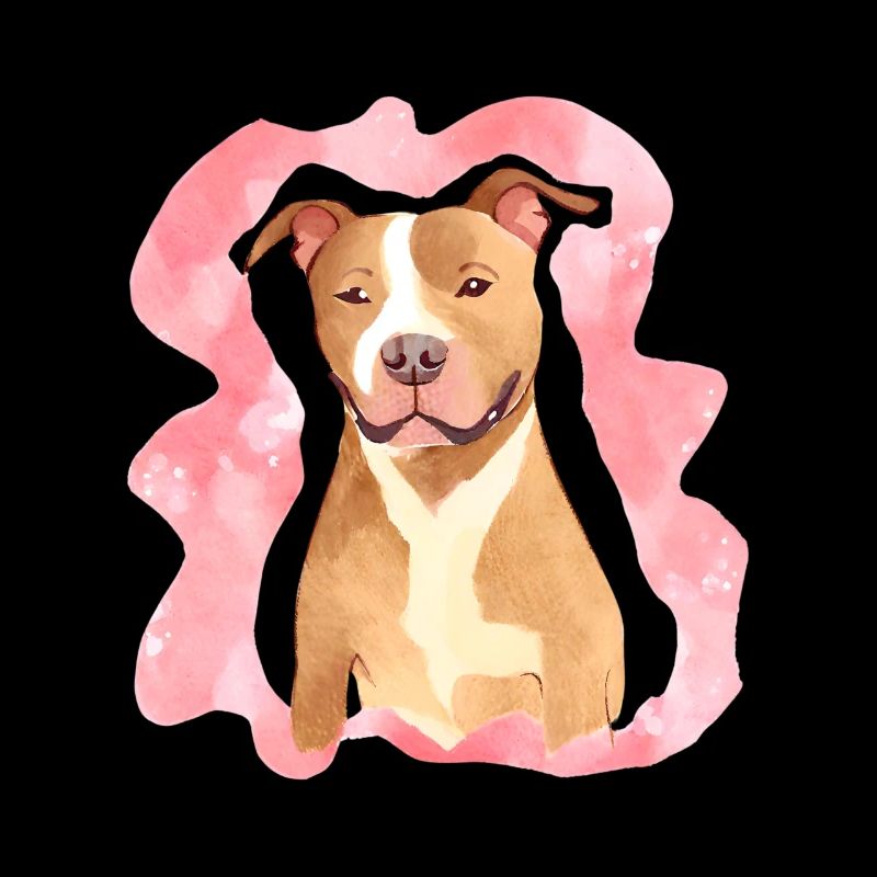Pitbull Aquarell