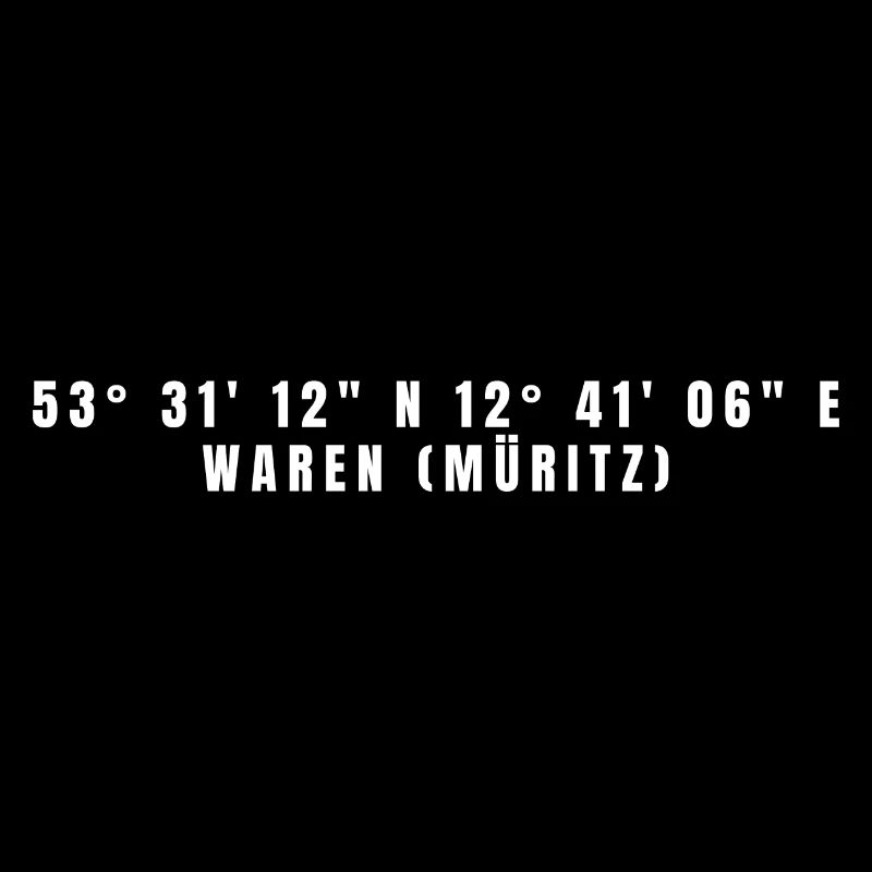 Waren (Müritz), Mecklenburg-West Pomerania, coordinates