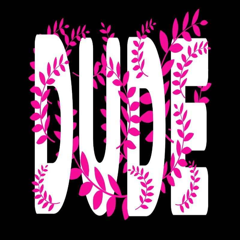 Texte de style hawaïen Dude