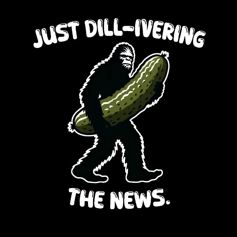 Juste de l’aneth. Cornichon Bigfoot Sasquat