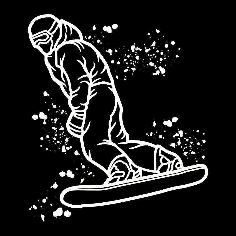 Snowboarder Snowboarding Snowboard