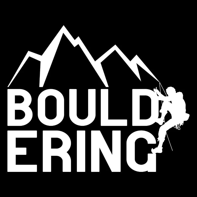 Retro Graphic Climbing Bouldering Rock Climber Mou
