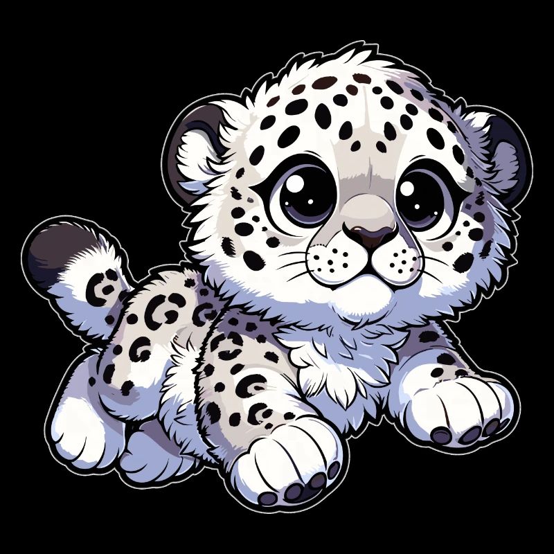 Snow Leopard Leopard White Leopard