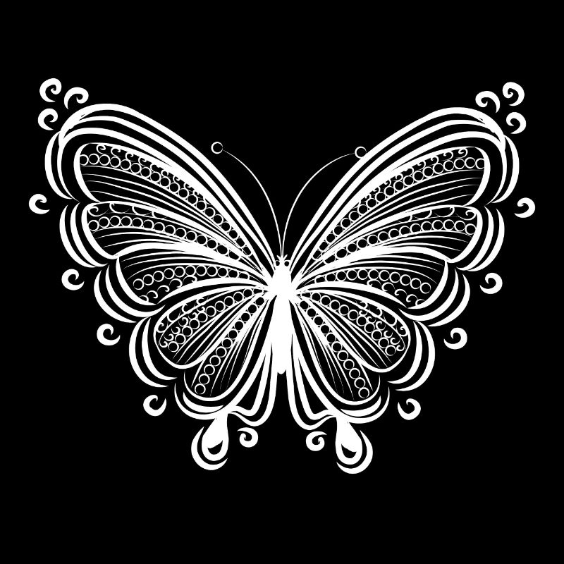 Wunderschöner Schmetterling Elegantes Ornament