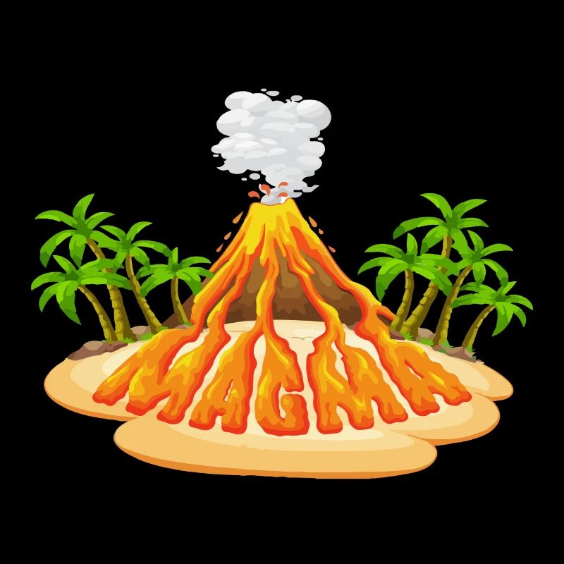 Magma Lava Liquid lettering