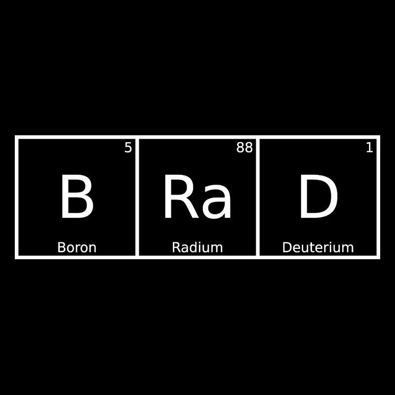 Brad Nom Prénom Chimie Éléments du tableau périodique