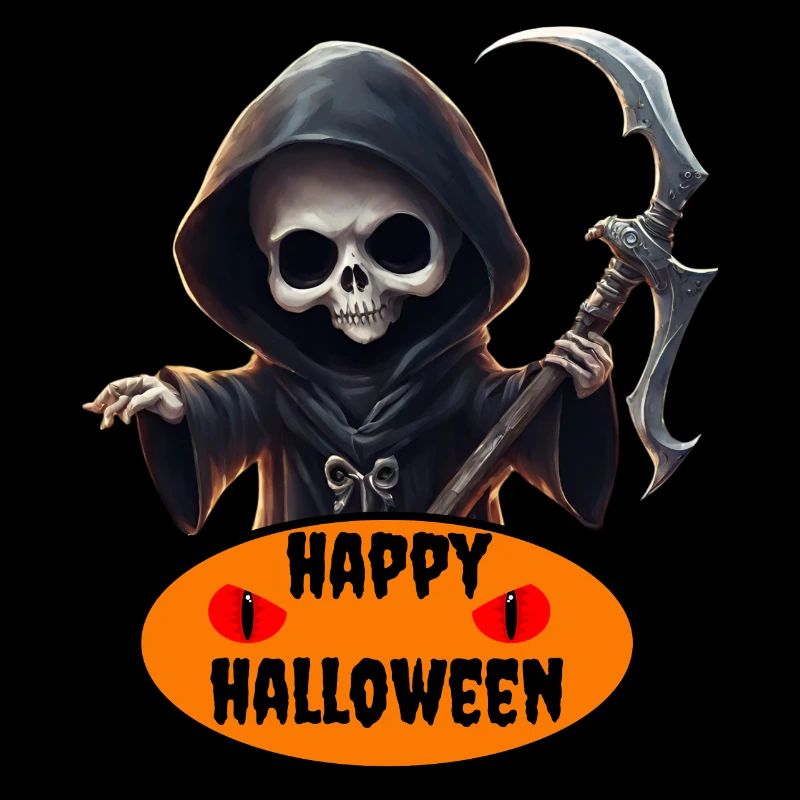 Halloween kleiner Sensenmann