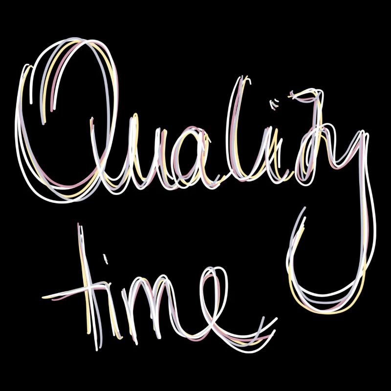 Temps de qualité Calligraphie Minimalisme