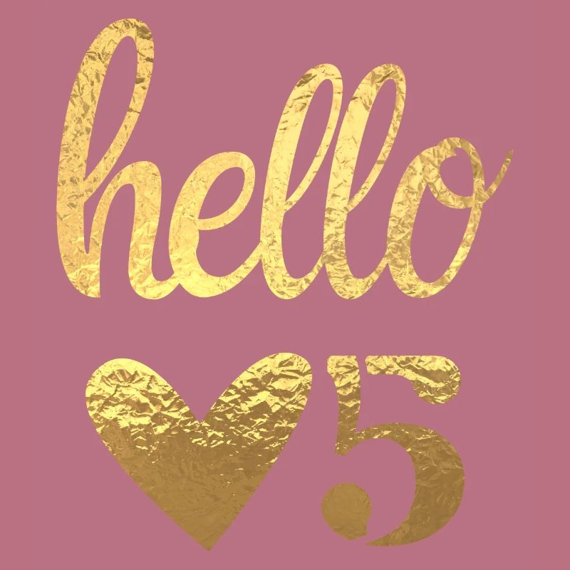 Hello 5 doré