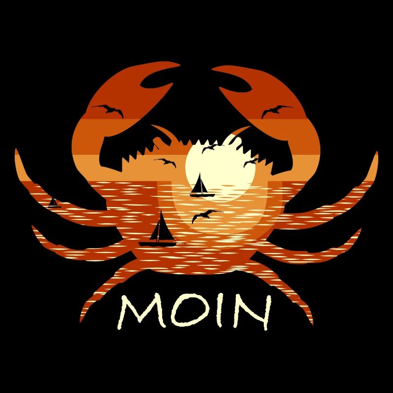 Moin Norddeutsch Krabbe