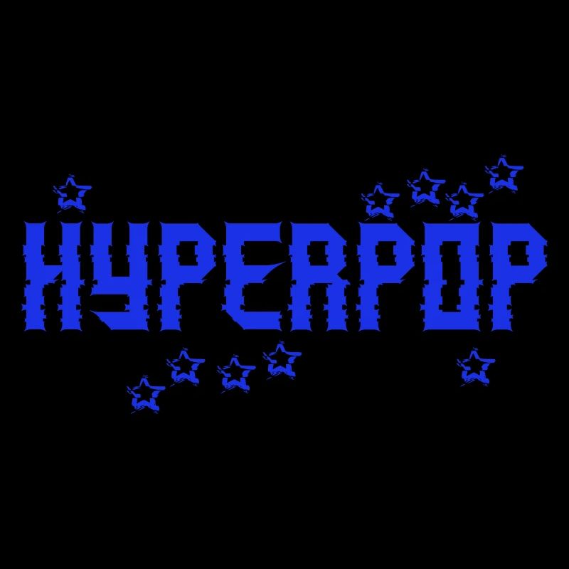 Rétro des années 90 Hyperpop Musique esthétique