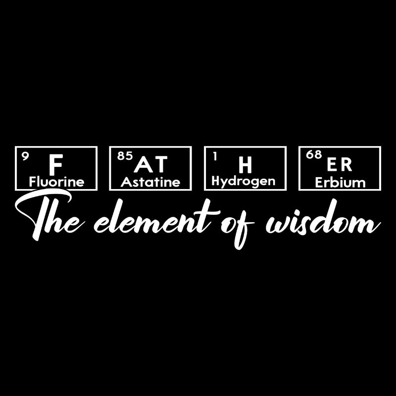 Papa Chemie Elemente Papa Papa Geschenk