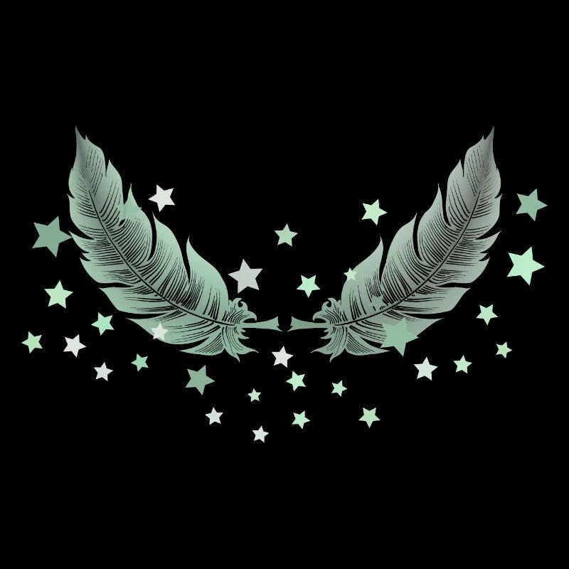 Two feathers