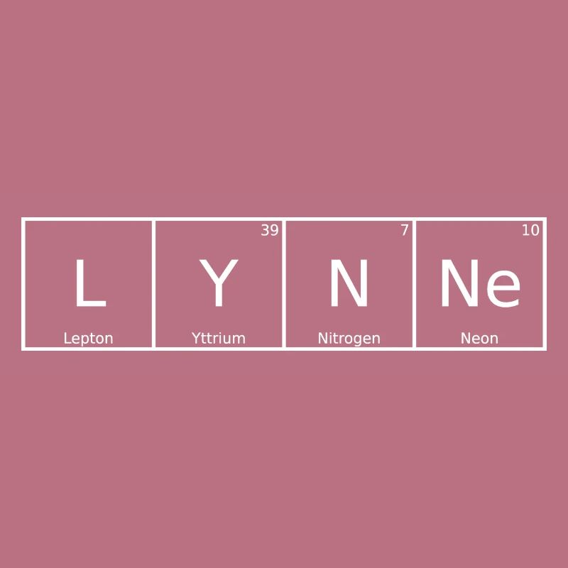 Lynne Surname First Name Chemistry Periodic Table Elements