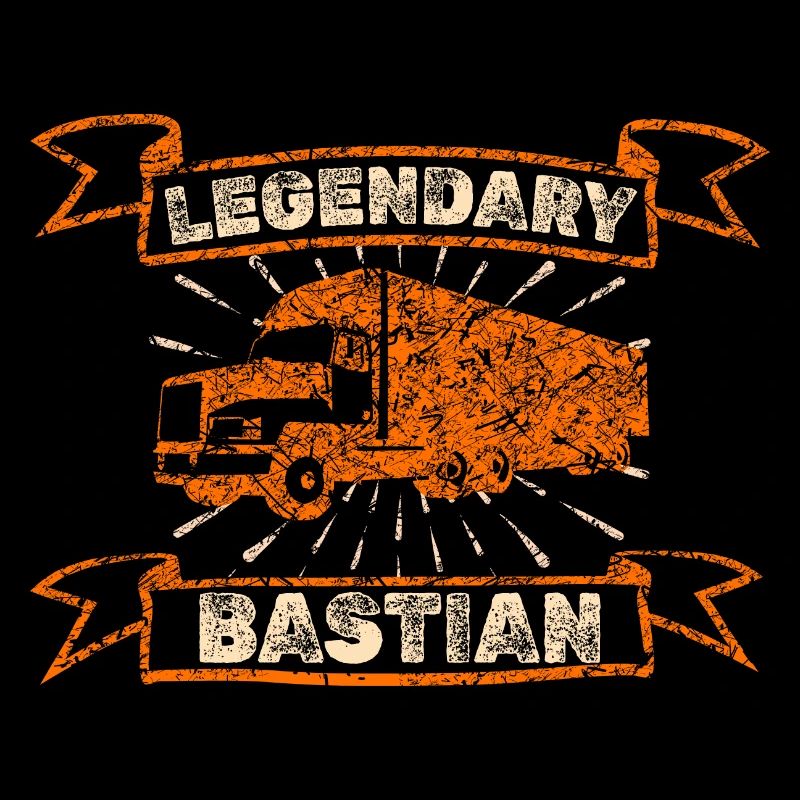 Bastian as a trucker