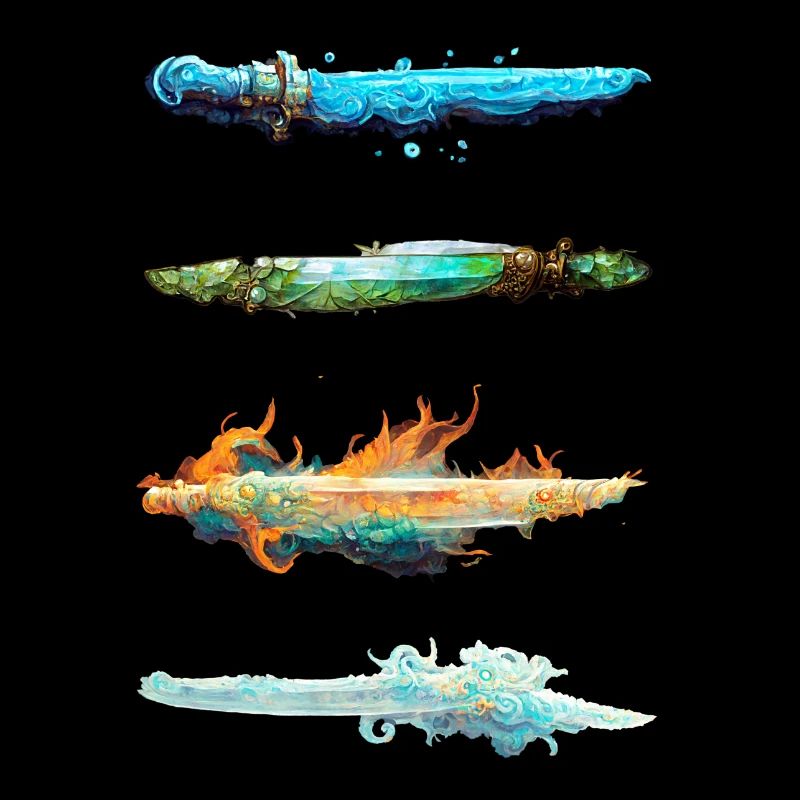 Four Elements Swords