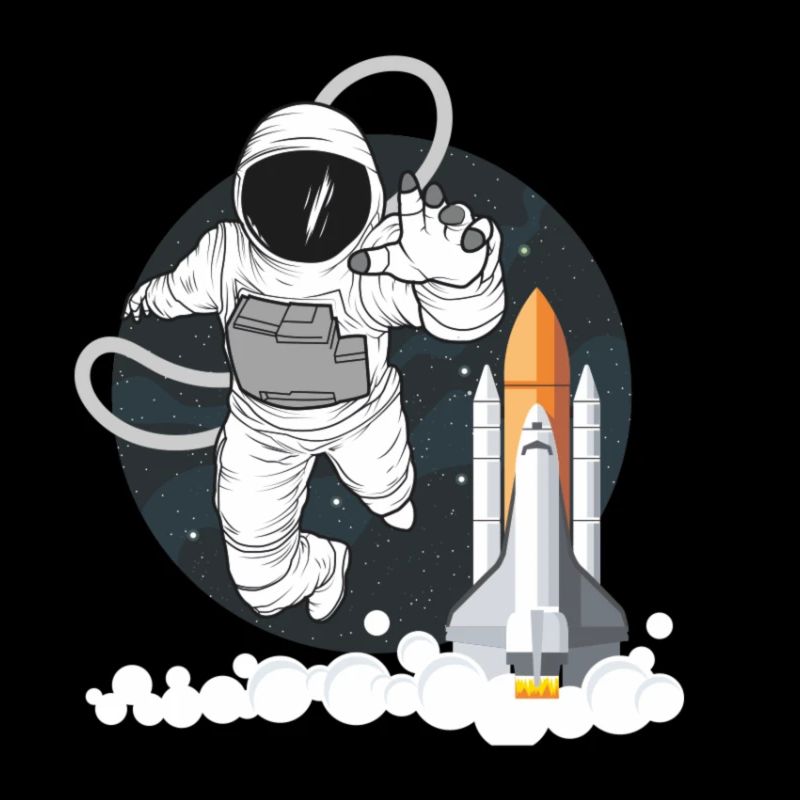 Astronaut im Weltraum