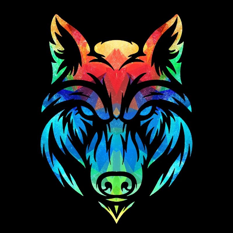 Bunter Wolf