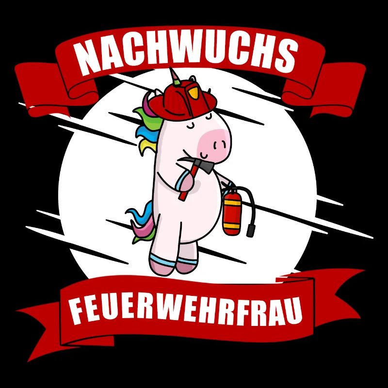 Nachwuchs Feuerwehrfrau Einhorn