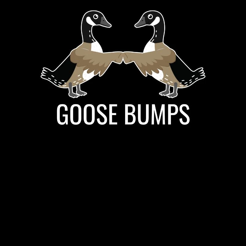 GOOSE Bumps Drôle de jeu de mots