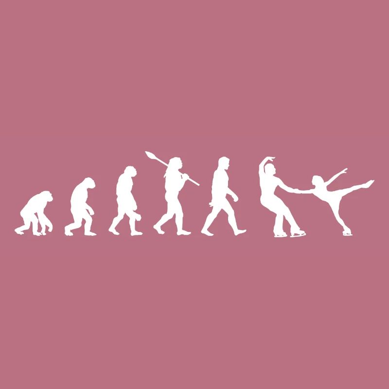 Figure Skaters - Evolution of Man / Darwin