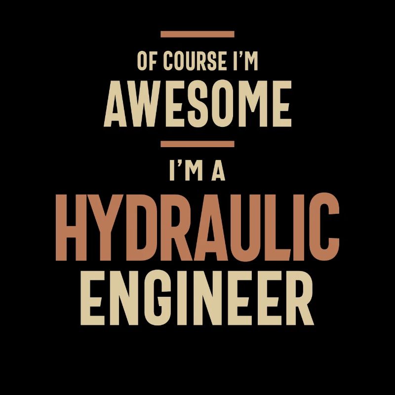 I'm Awesome I'm a Hydraulic Engineer Funny Job