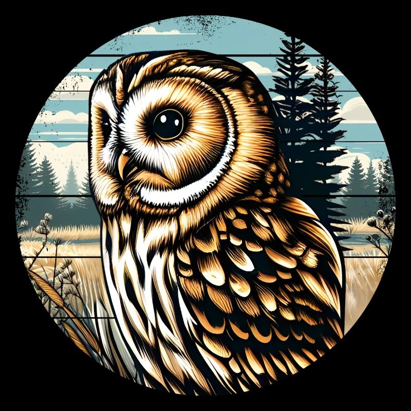 Waldkauz Eule Vogel Greifvogel